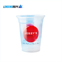 16OZ Transparent Takeaway Plastic beverage Cups with Dome Lid